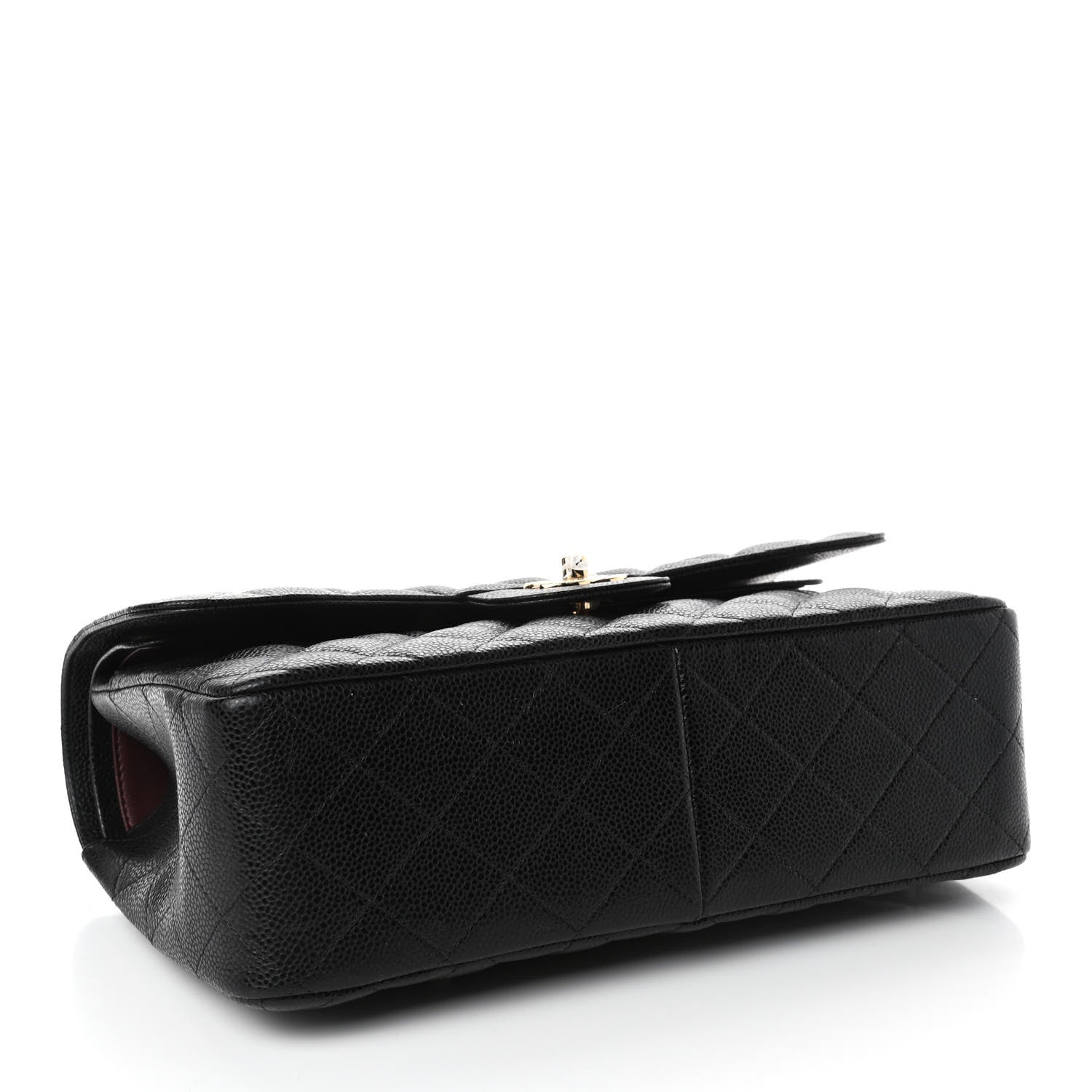 Chanel Caviar Quilted Jumbo Double Flap Black 3 of 4