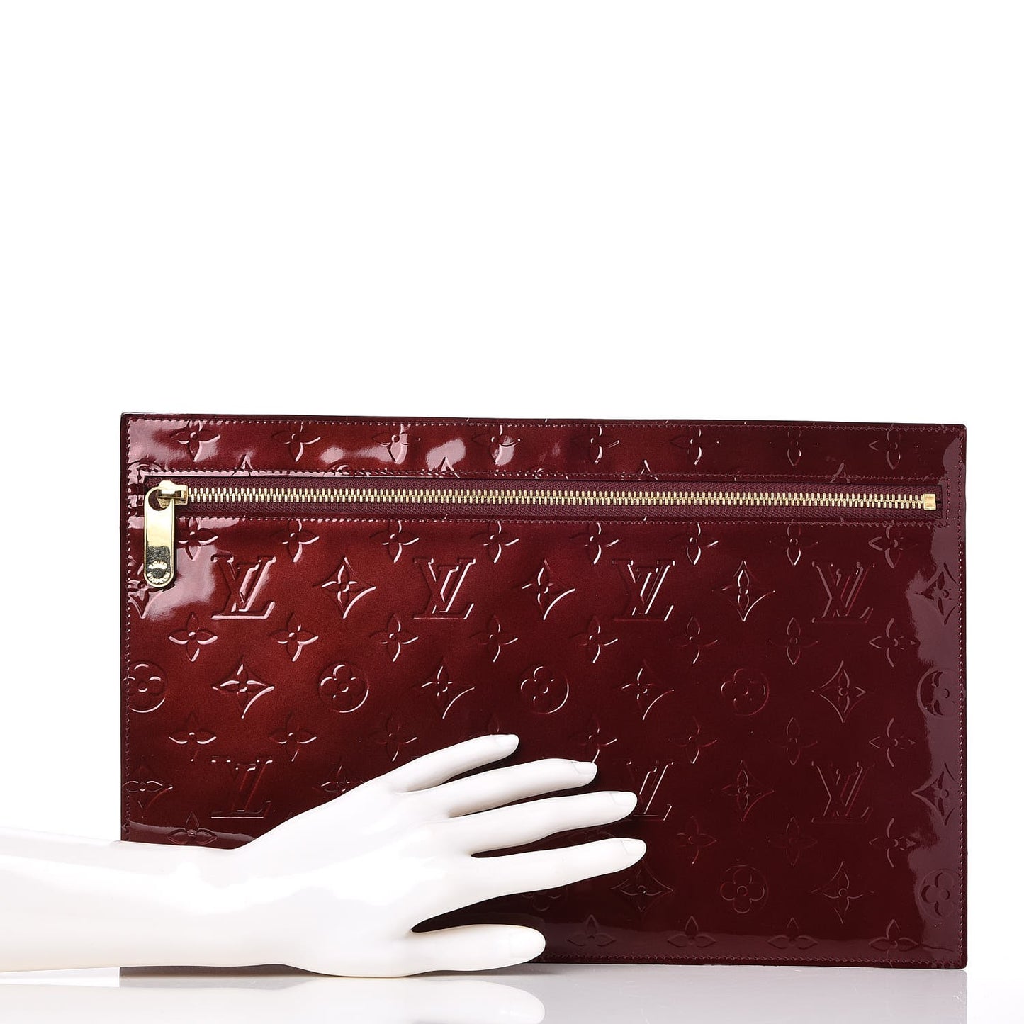 Vernis Pershing Square Clutch GM Rouge Fauviste