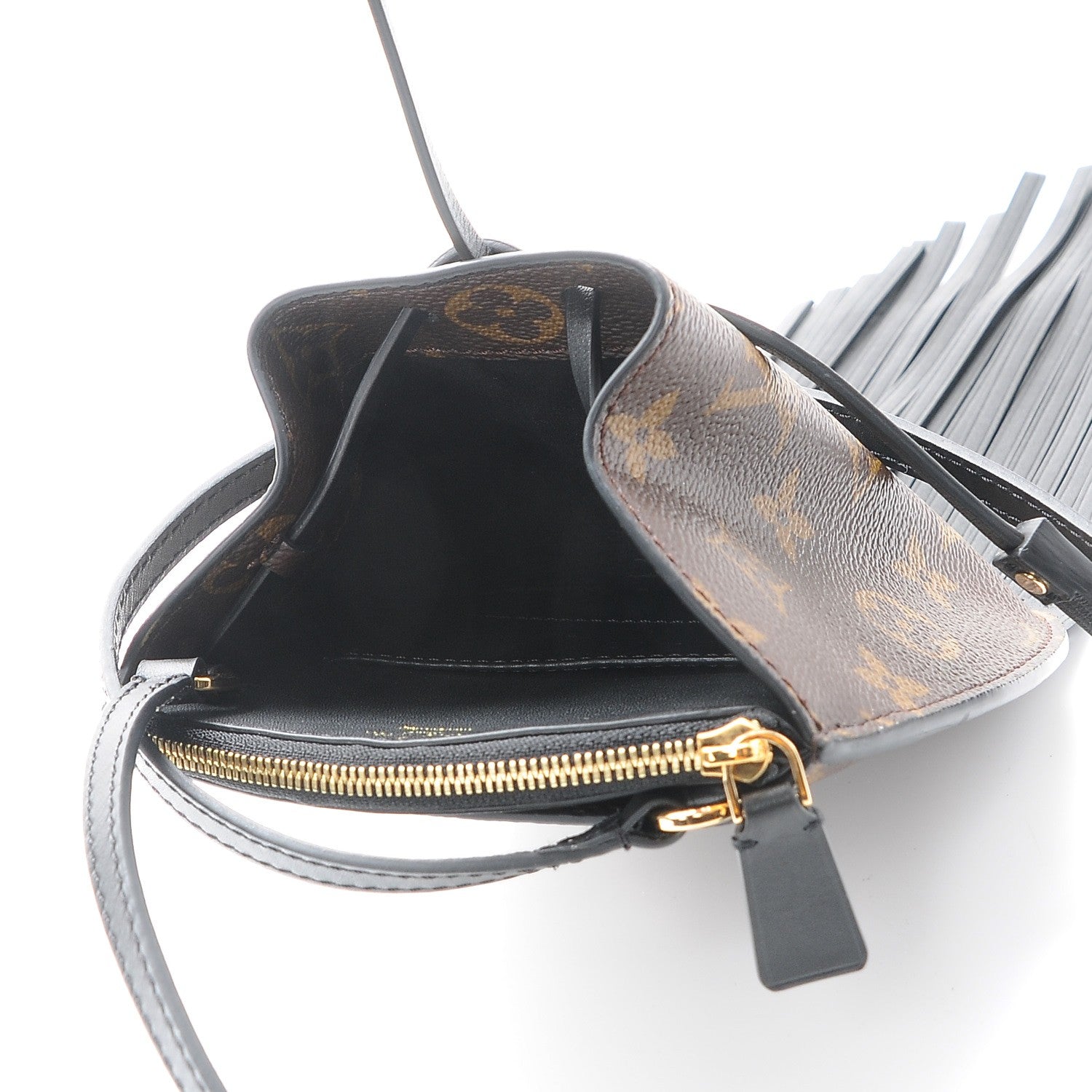Louis Vuitton Monogram Fringed Mini Noe 5 of 7