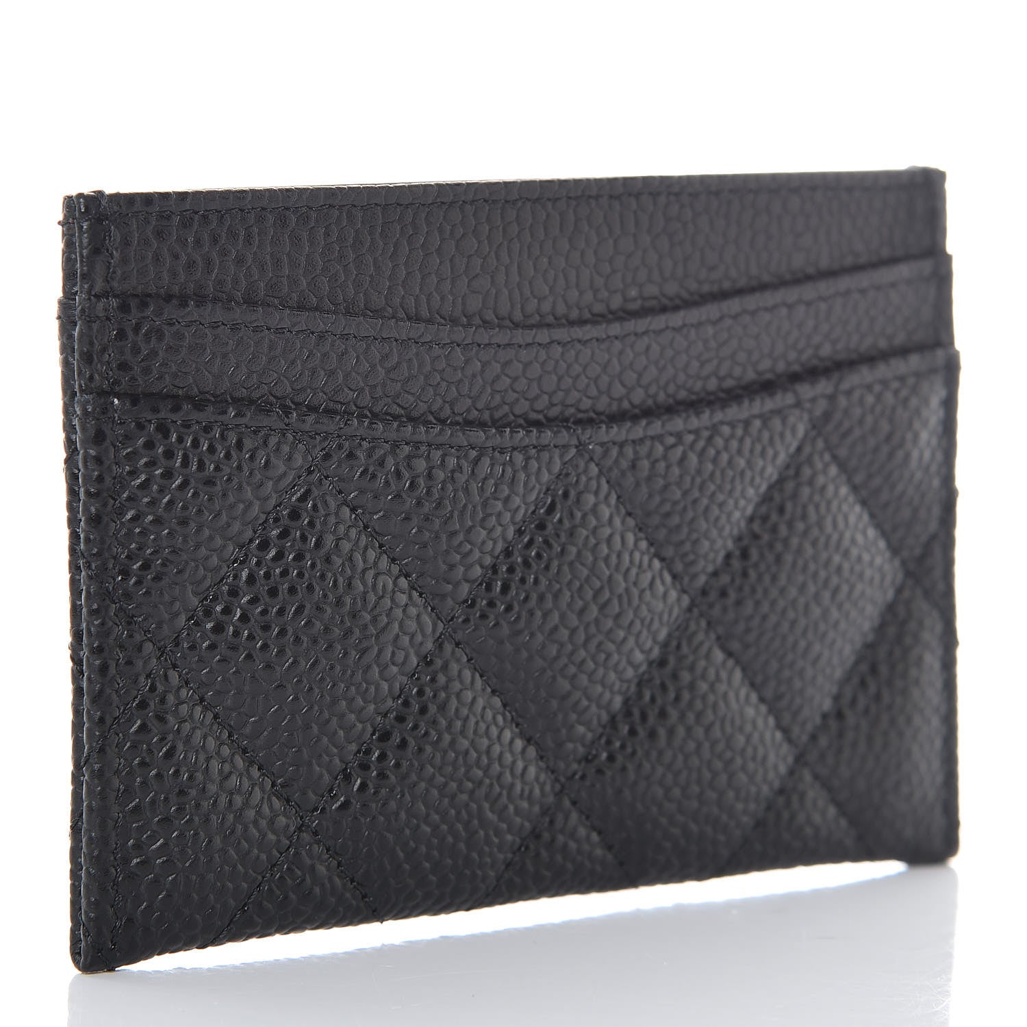Chanel Caviar Quilted Card Holder Black 3 of 9