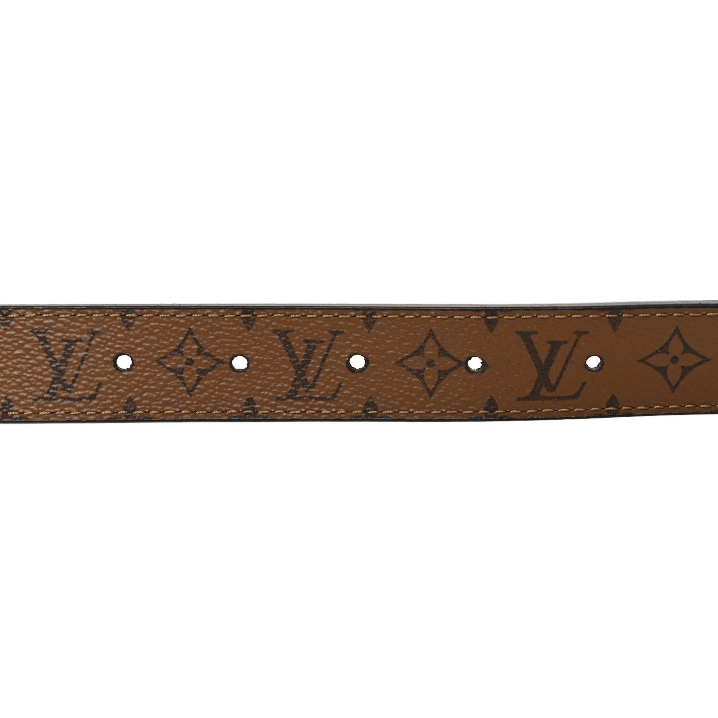 Reverse Monogram 25mm My LV Chain Reversible Belt 85/34 Black