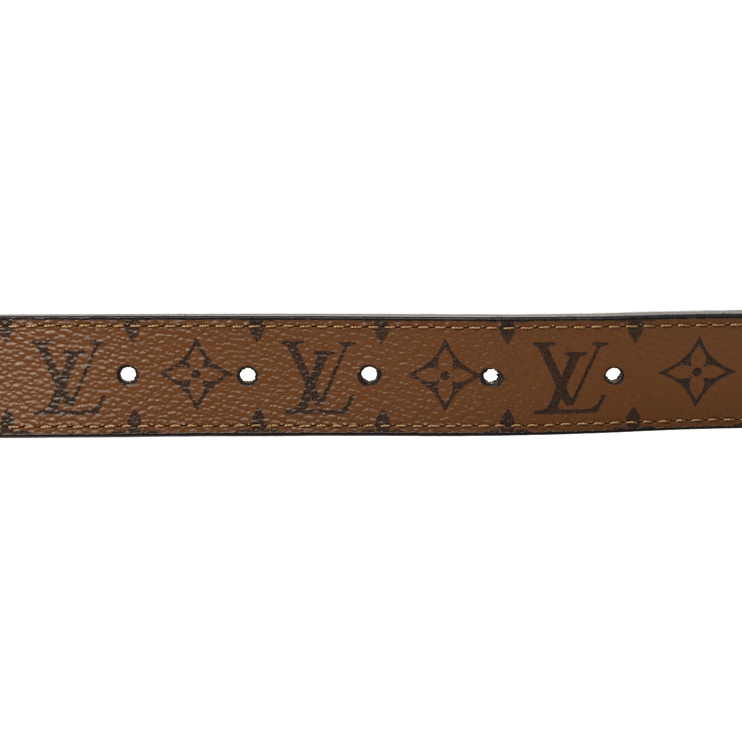 Louis Vuitton Reverse Monogram 25mm My LV Chain Reversible Belt 85/34 Black 3 of 6