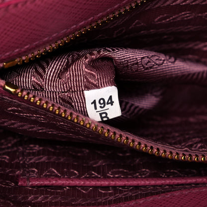 Prada Tessuto Nylon Impuntura Flap Chain Bag Bruyere 7 of 9