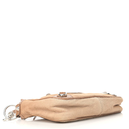Balenciaga Chevre Pony Hair Classic Silver Hardware Shoulder Bag Camel 4 of 12