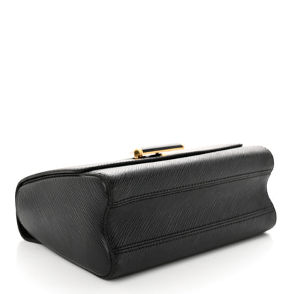Louis Vuitton Epi Twist Shoulder Bag MM Matte Black Gold 5 of 19