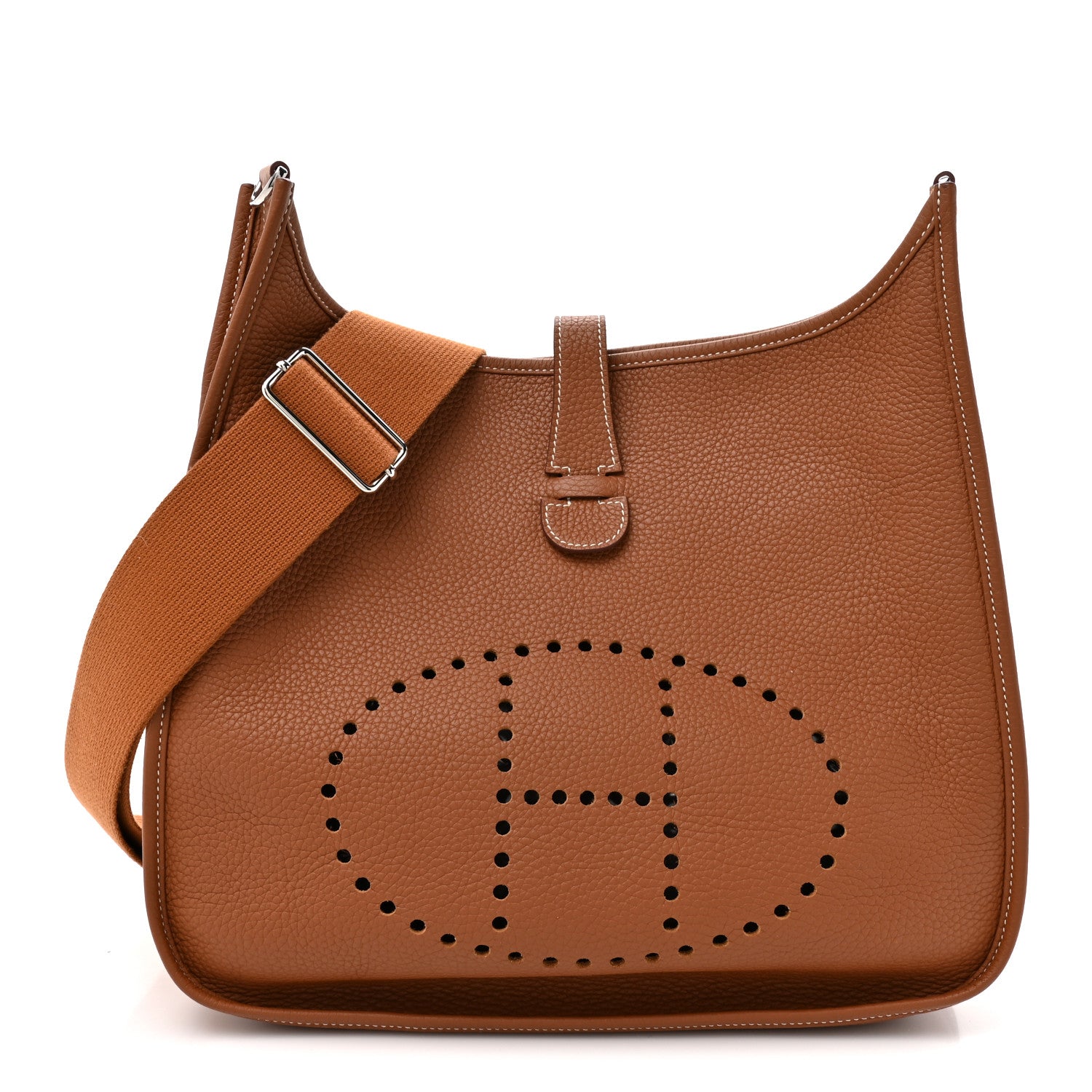 Hermes Taurillon Clemence Evelyne III GM Gold 1 of 10