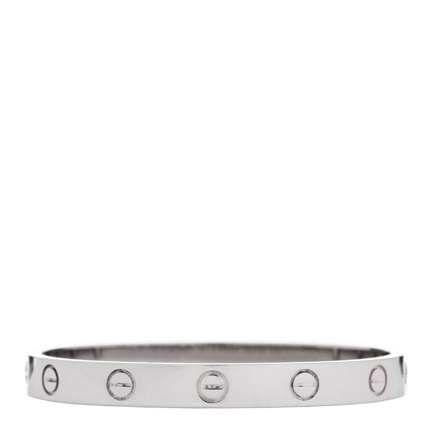 18K White Gold LOVE Bracelet 15