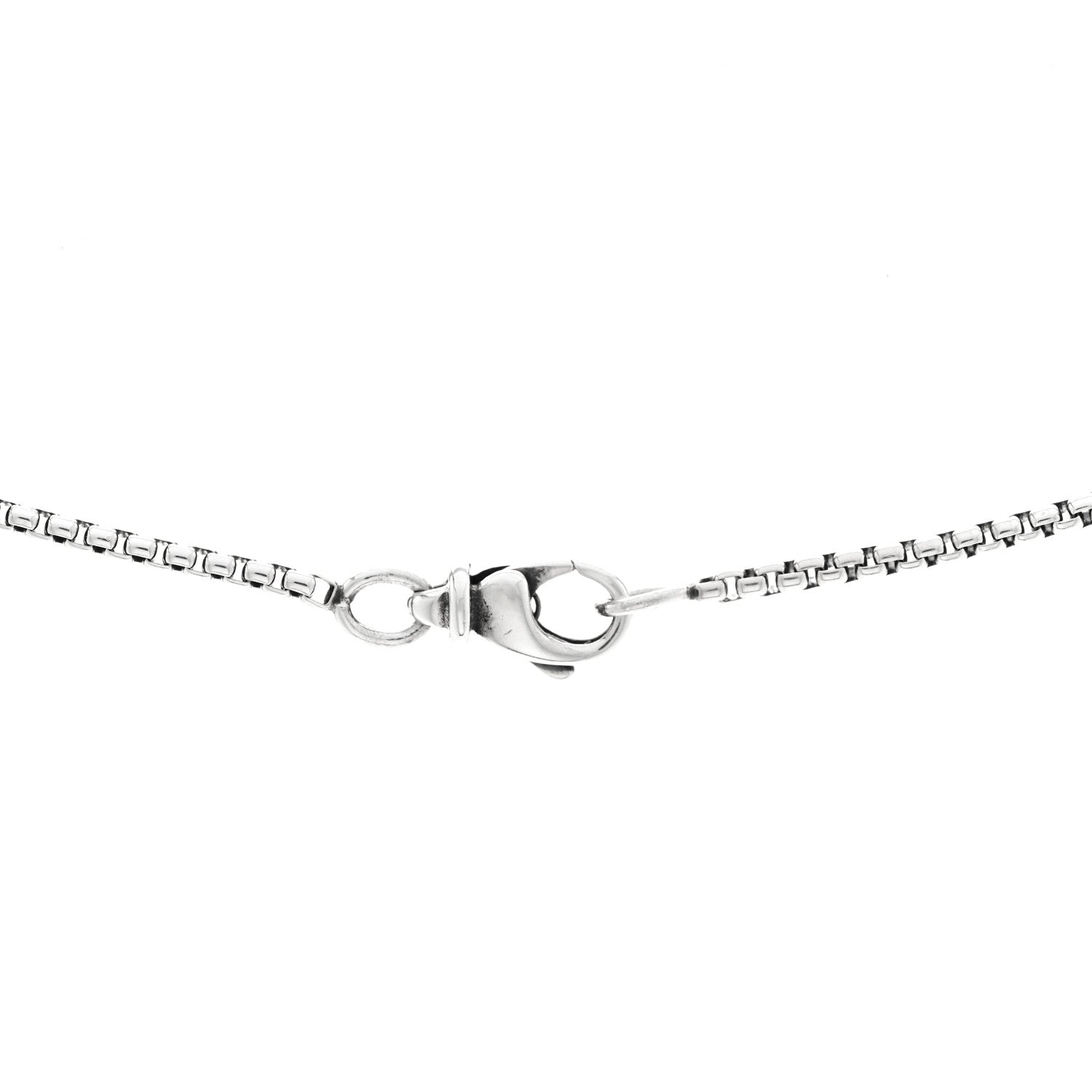 David Yurman Sterling Silver 18K Yellow Gold Citrine Cookie Necklace 4 of 5