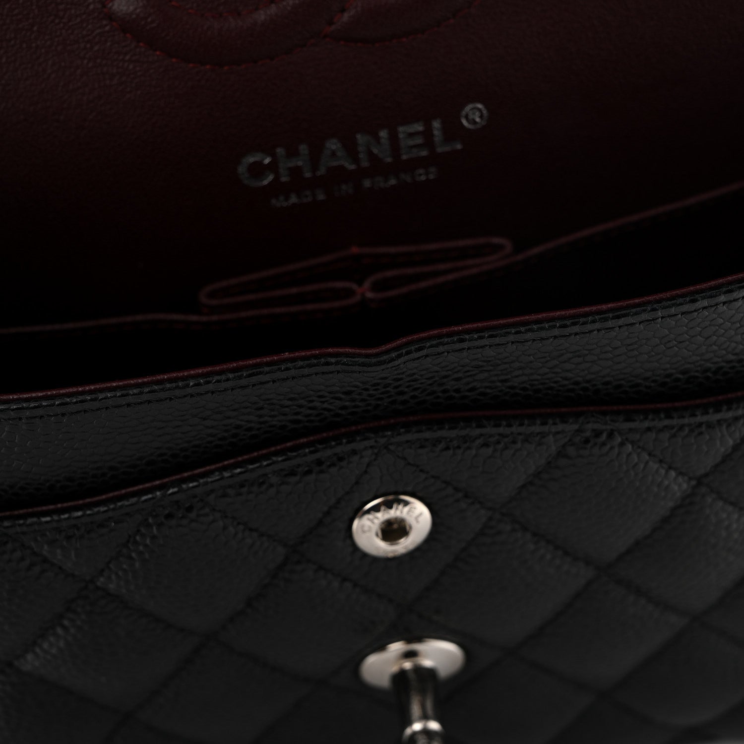 Chanel Caviar Quilted Small Double Flap Black 12 of 13