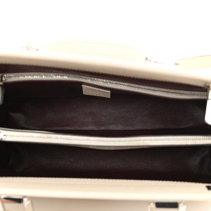 Gucci Grainy Calfskin Medium Zumi Top Handle Bag Mystic White 5 of 11