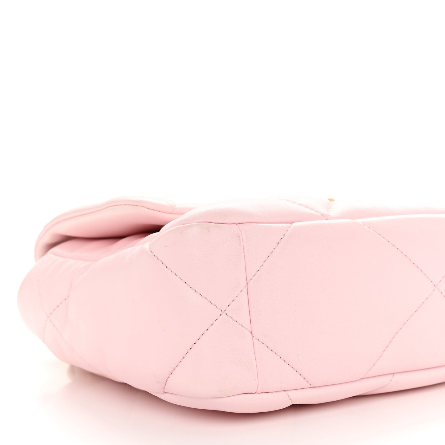 Lambskin Quilted Medium Chanel 19 Flap Light Pink