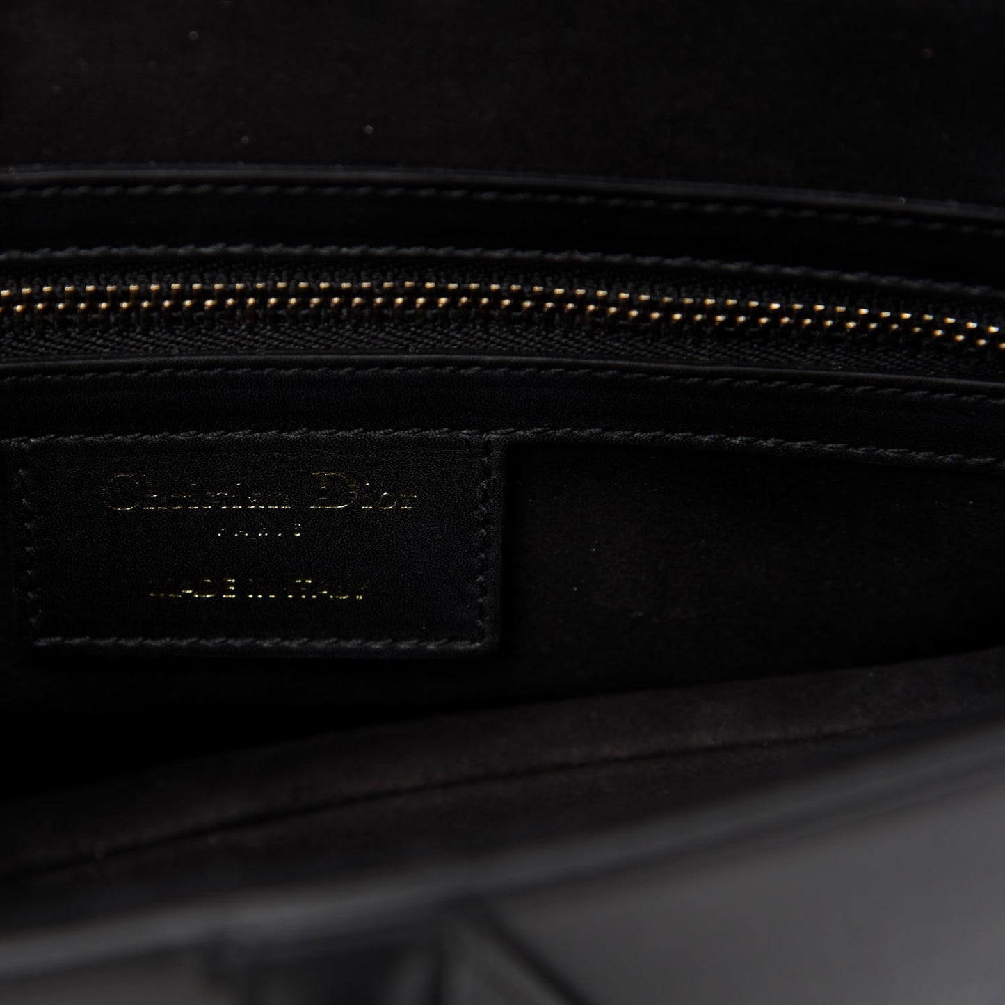 Calfskin Saddle Bag Black