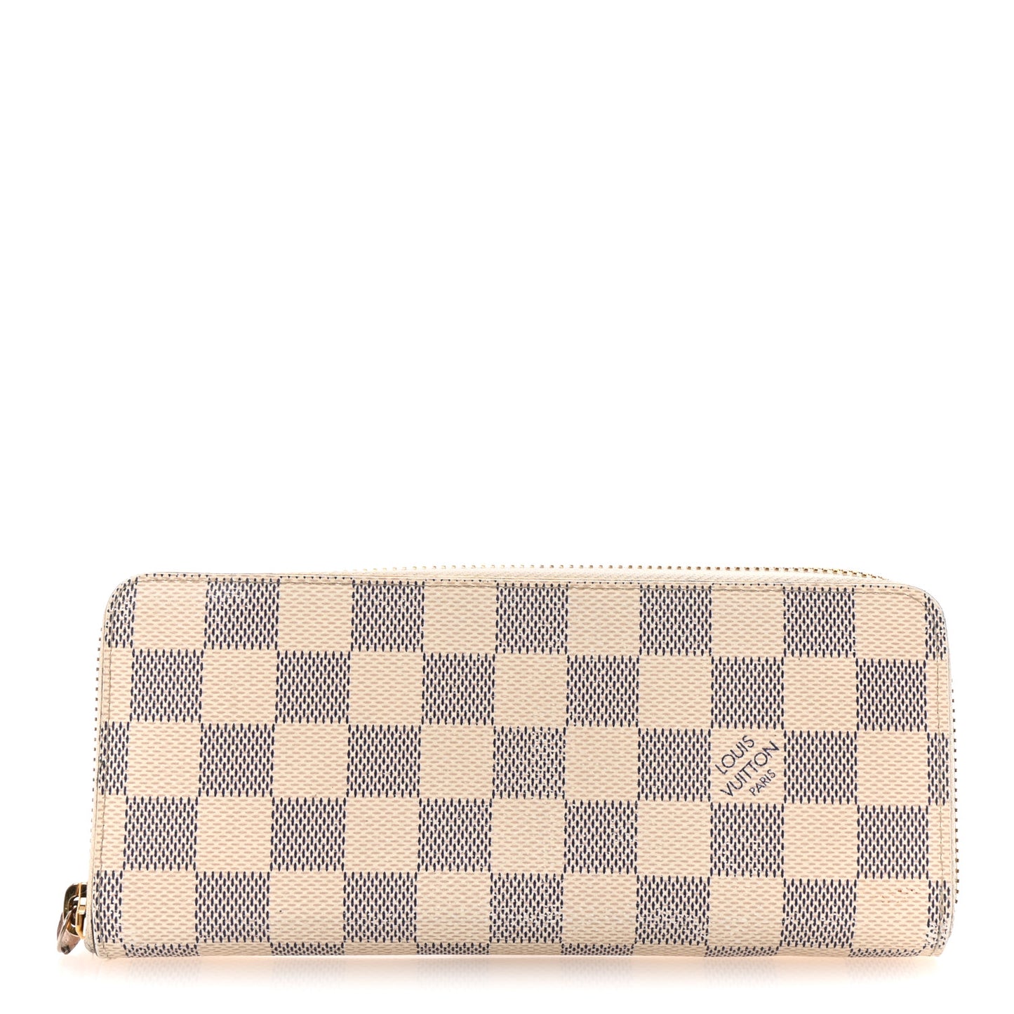 Damier Azur Clemence Wallet Rose Ballerine