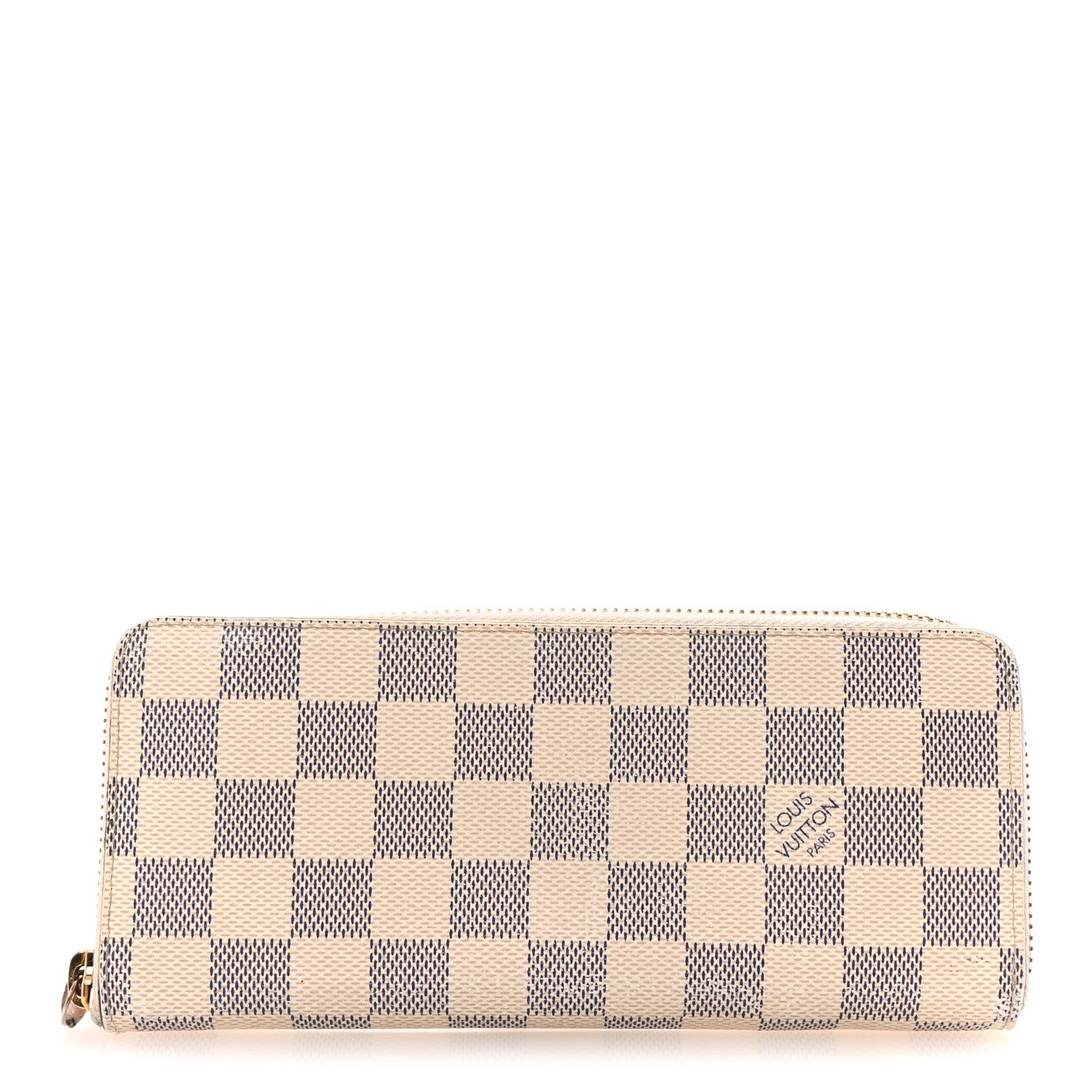 Louis Vuitton Damier Azur Clemence Wallet Rose Ballerine 1 of 7