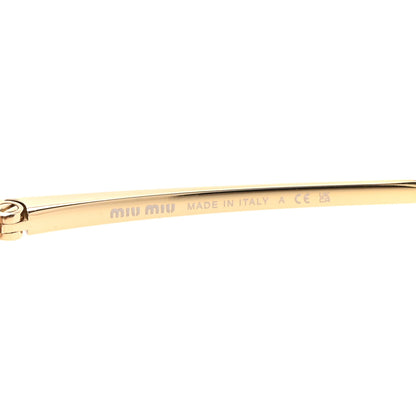 Miu Miu Metal Runway Sunglasses SMU54Y Gold 11 of 14