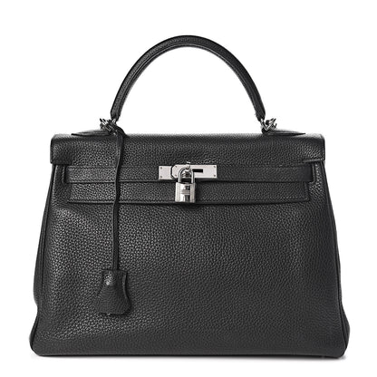Hermes Togo Kelly Retourne 32 Black 1 of 11