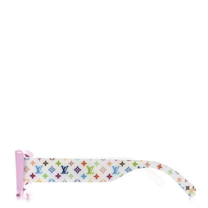 Louis Vuitton LV X TM Acetate Monogram Multicolor Sunglasses Z2711W Pink 3 of 7