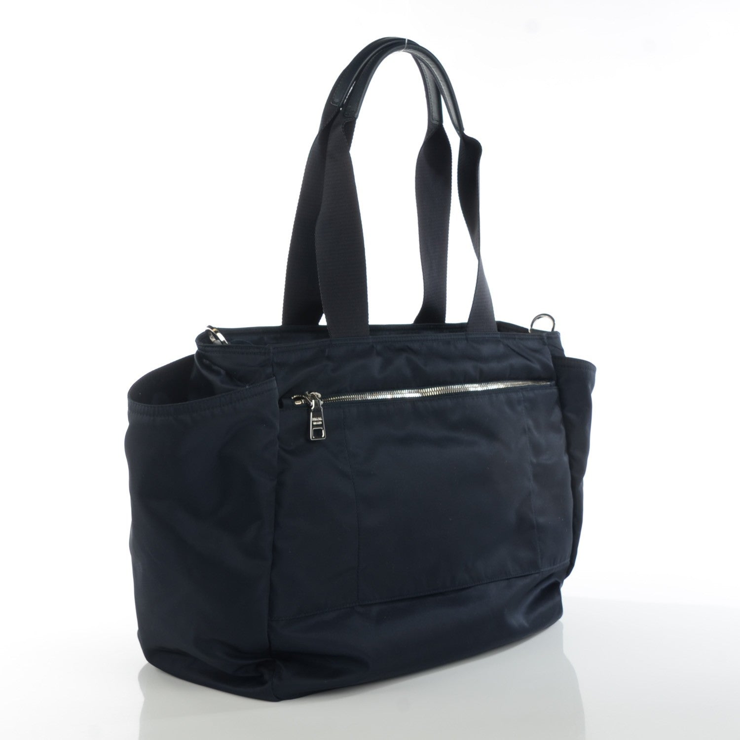 Prada Nylon Vela Baby Bag Blue 3 of 8