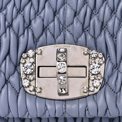 Miu Miu Nappa Matelasse Shoulder Bag Astro 11 of 12