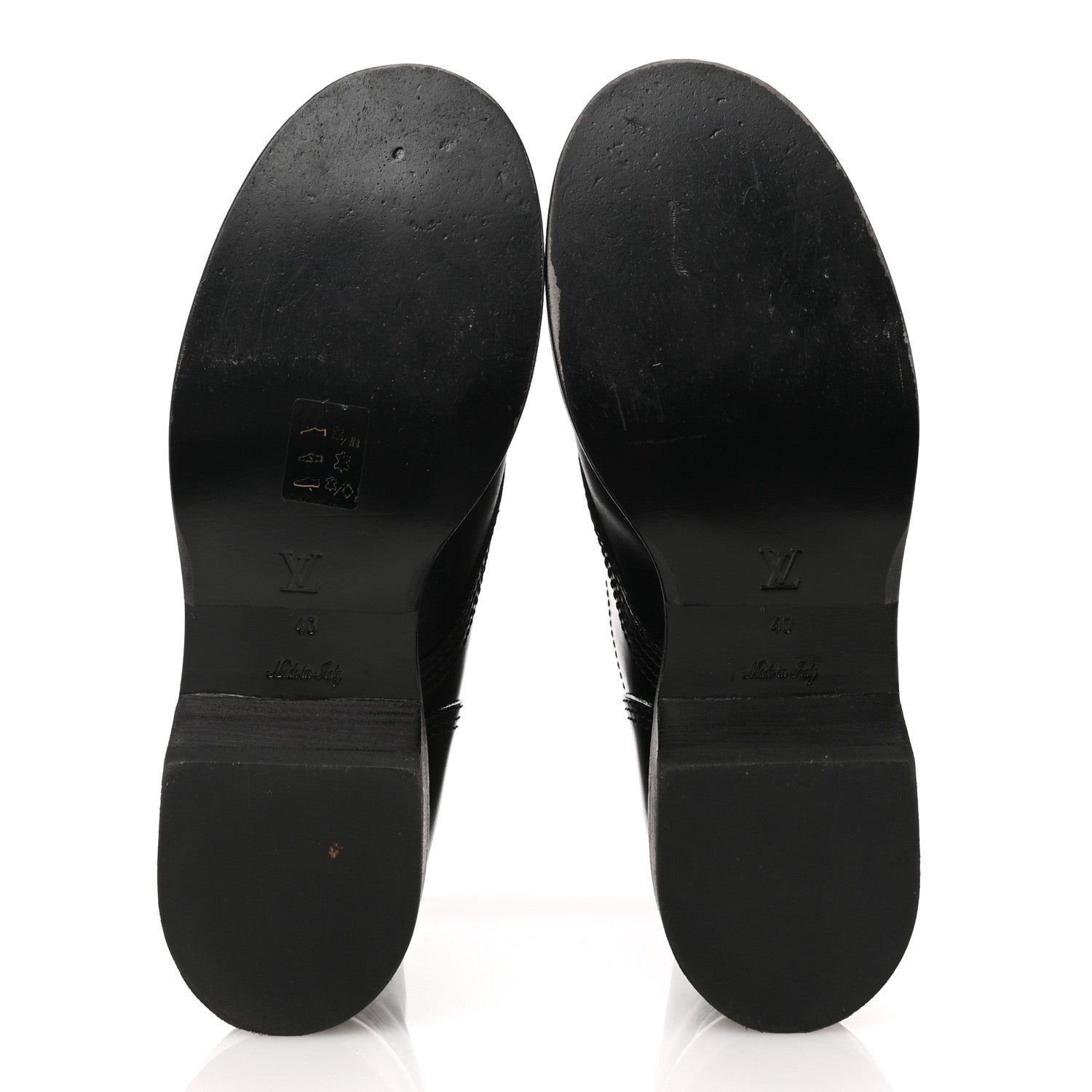 Louis Vuitton Calfskin Monogram Metropolis Flat Ranger Boots 40 Black 6 of 11