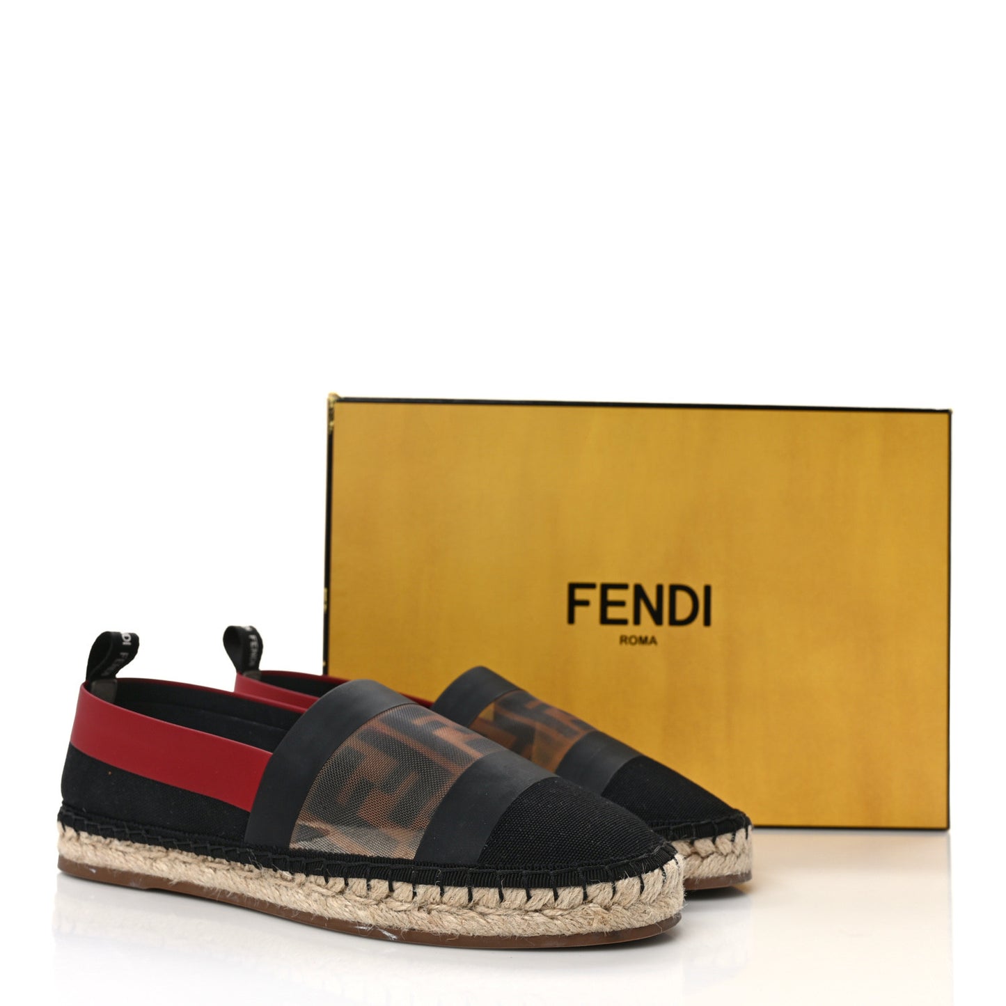 Canvas Mesh FF Colibri Espadrilles 37 Black Tobacco Moro