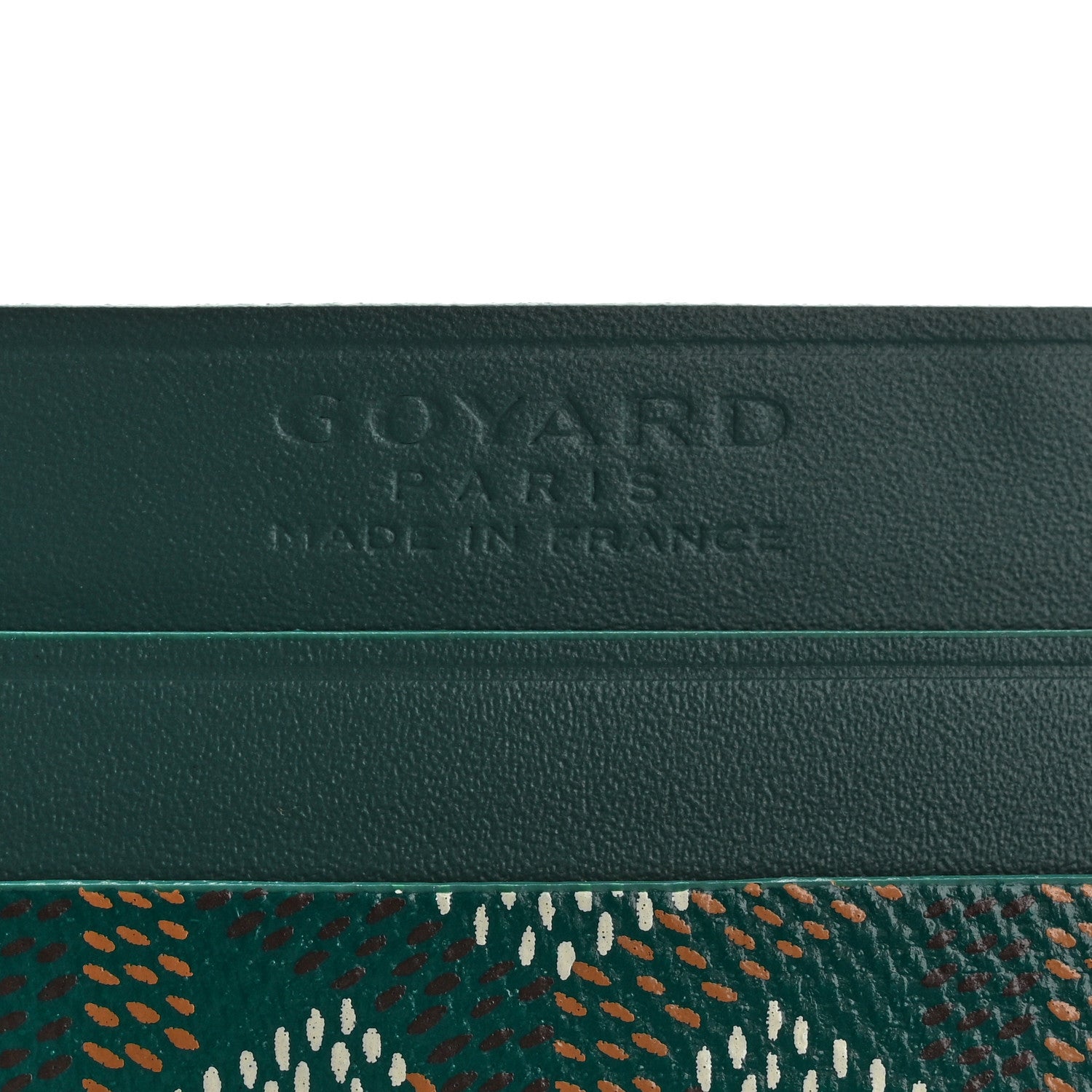 Goyard Goyardine Saint Sulpice Card Holder Green 6 of 8