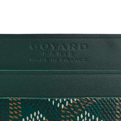 Goyard Goyardine Saint Sulpice Card Holder Green 6 of 8