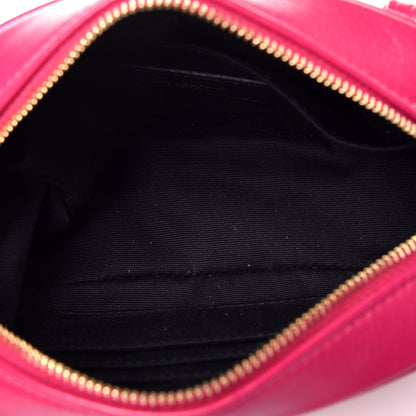Saint Laurent Calfskin Matelasse Monogram Lou Belt Bag Bright Pink 5 of 9
