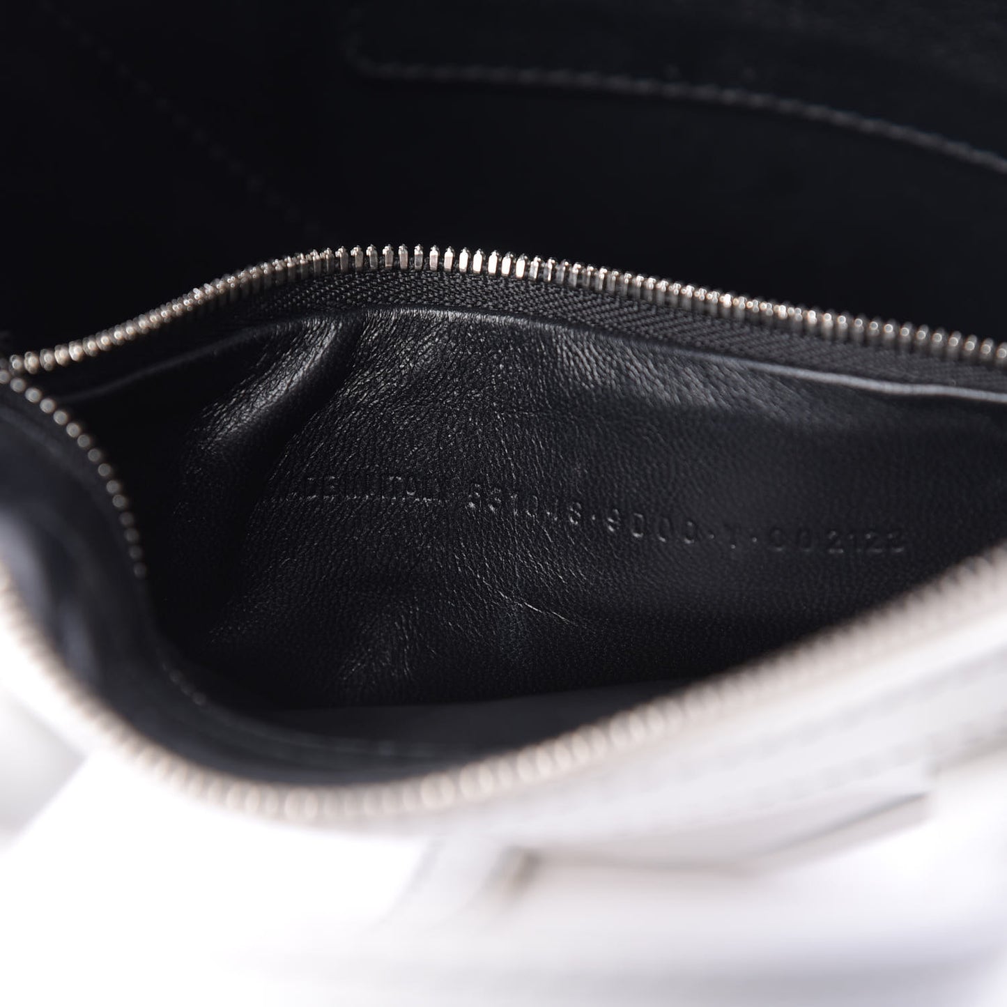 Calfskin XS Triangle Duffle White