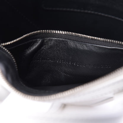 Balenciaga Calfskin XS Triangle Duffle White 8 of 17