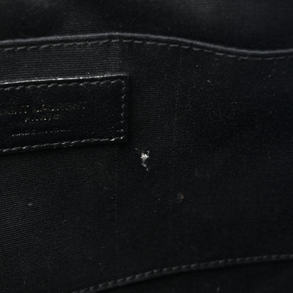Saint Laurent Calfskin Matelasse Monogram Lou Camera Bag Dark Smog 8 of 12