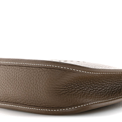 Hermes Taurillon Clemence Evelyne TPM Etoupe 10 of 12