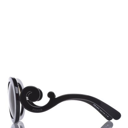 Prada Baroque Sunglasses SPR 27N Black 2 of 7