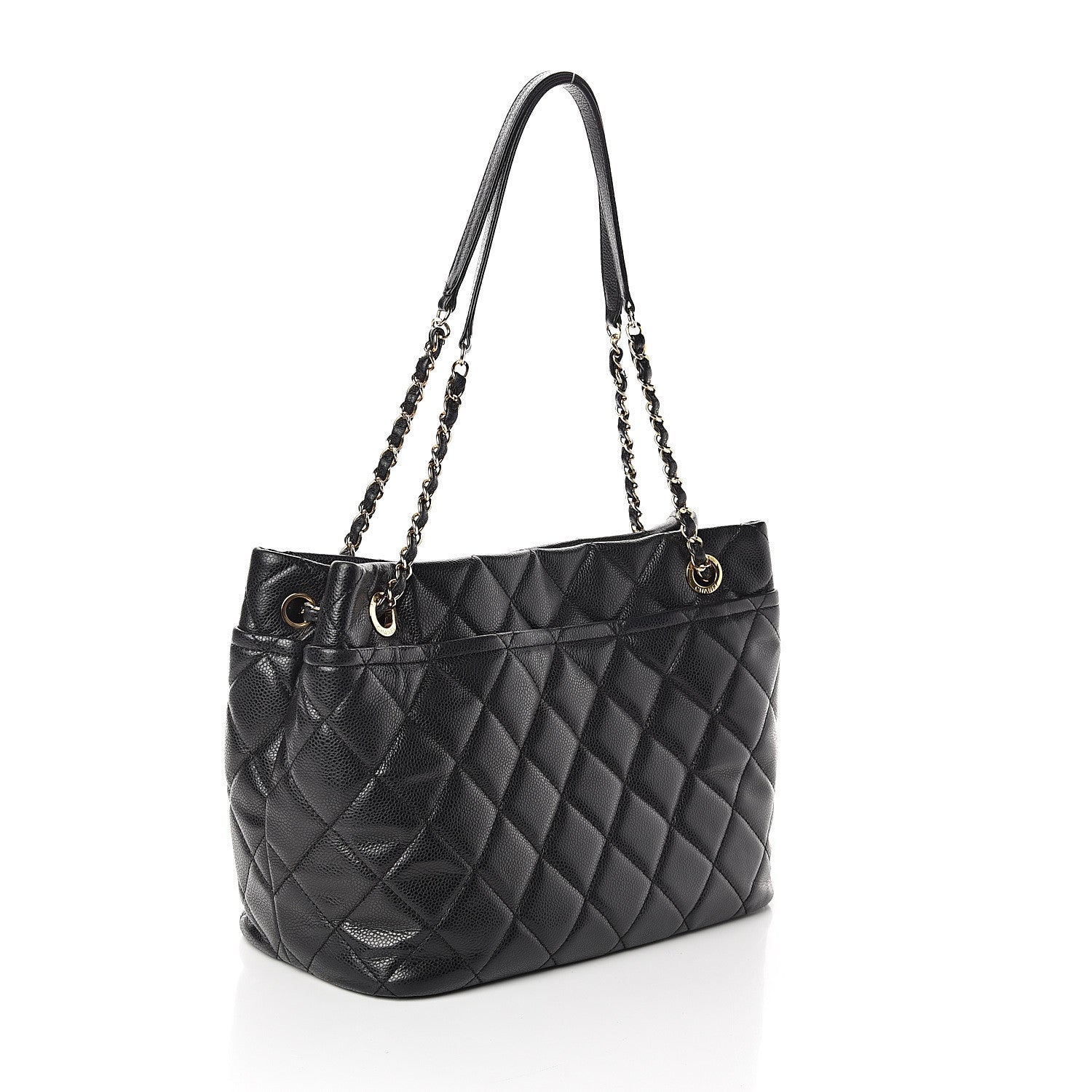 Chanel Caviar Quilted Timeless CC Soft Tote Black 2 of 9