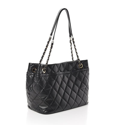 Chanel Caviar Quilted Timeless CC Soft Tote Black 2 of 9