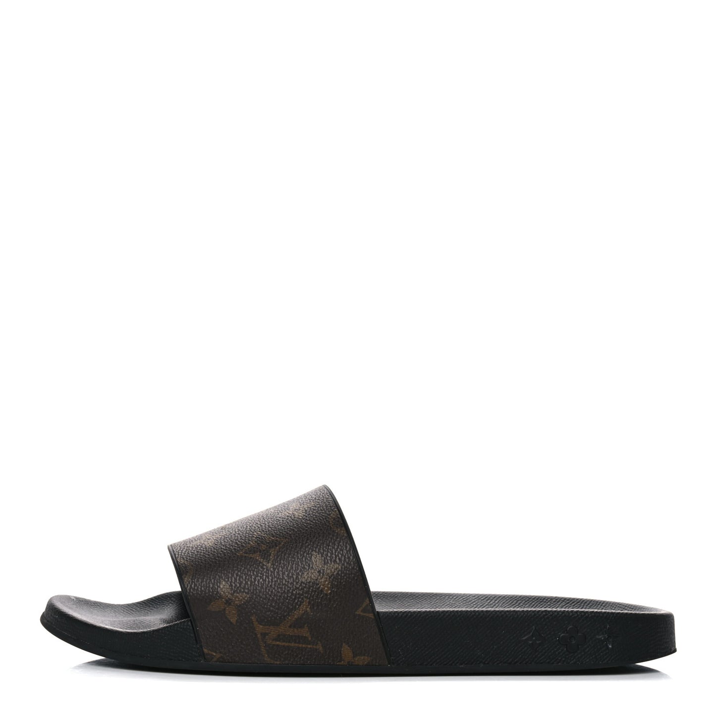 Rubber Monogram Mens Waterfront Mules 8.5 Macassar