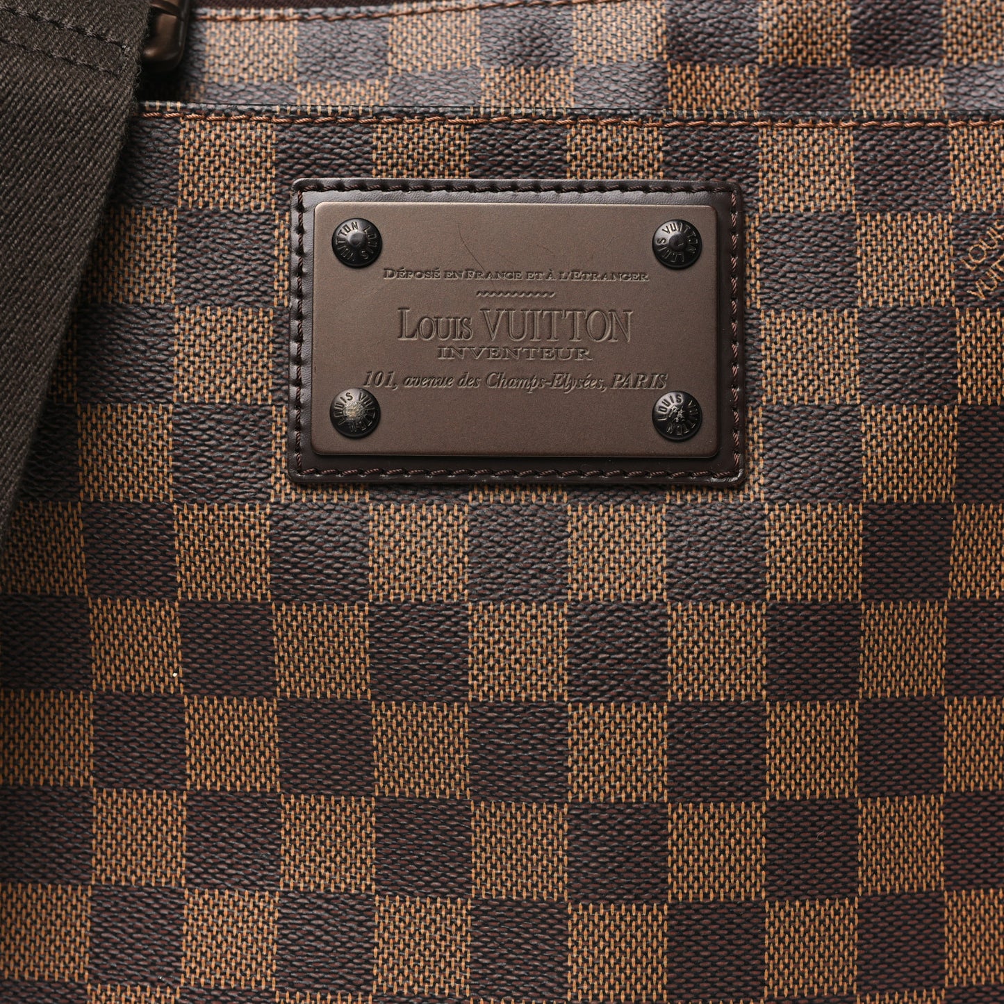 Damier Ebene Brooklyn Flat Pochette