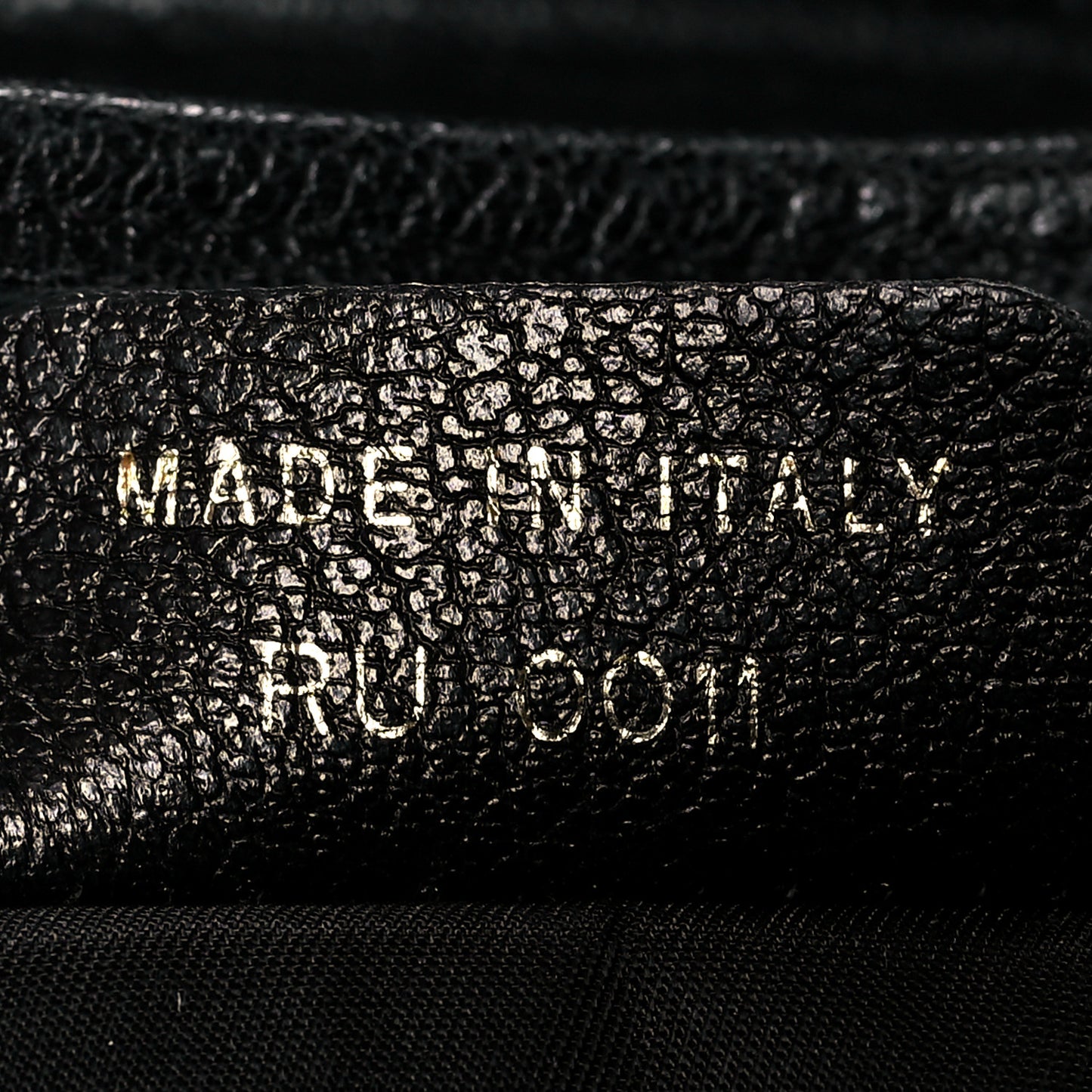 Calfskin Saddle Bag Black