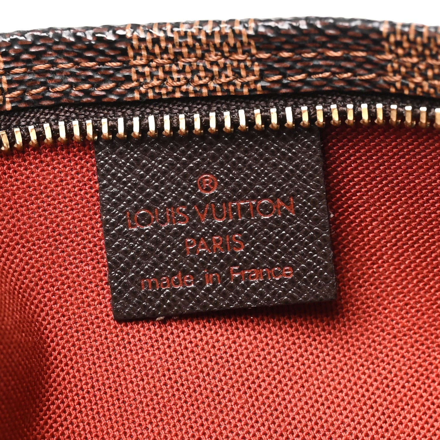 Louis Vuitton Damier Ebene Trousse Make Up Bag Pochette 6 of 9