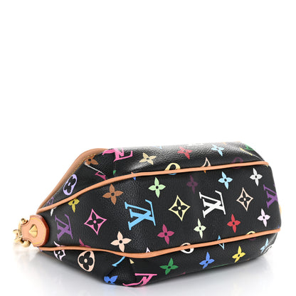 Louis Vuitton Monogram Multicolor Patti Black 3 of 8