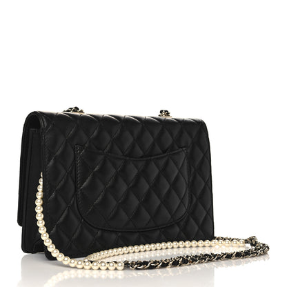 Chanel Lambskin Quilted Fantasy Pearl Flap Black 3 of 10