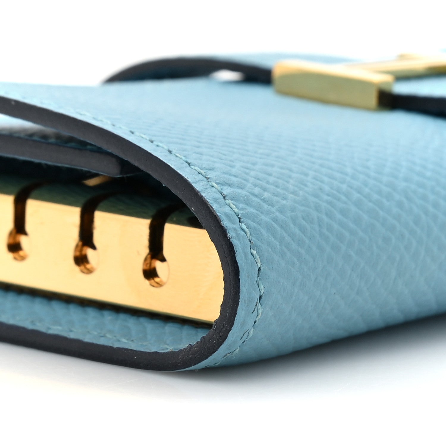 Hermes Epsom Bearn Multicles 4 Key Holder Bleu Du Nord 8 of 9