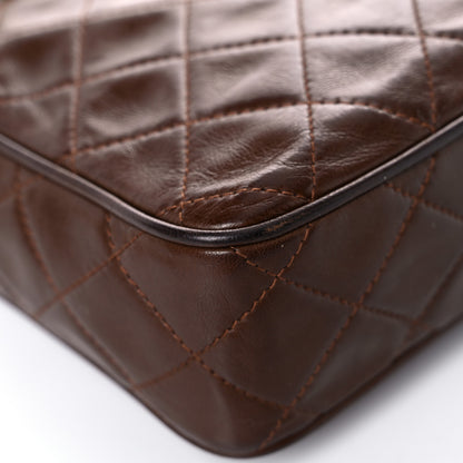 Chanel Lambskin Tassel Camera Case Brown 6 of 19