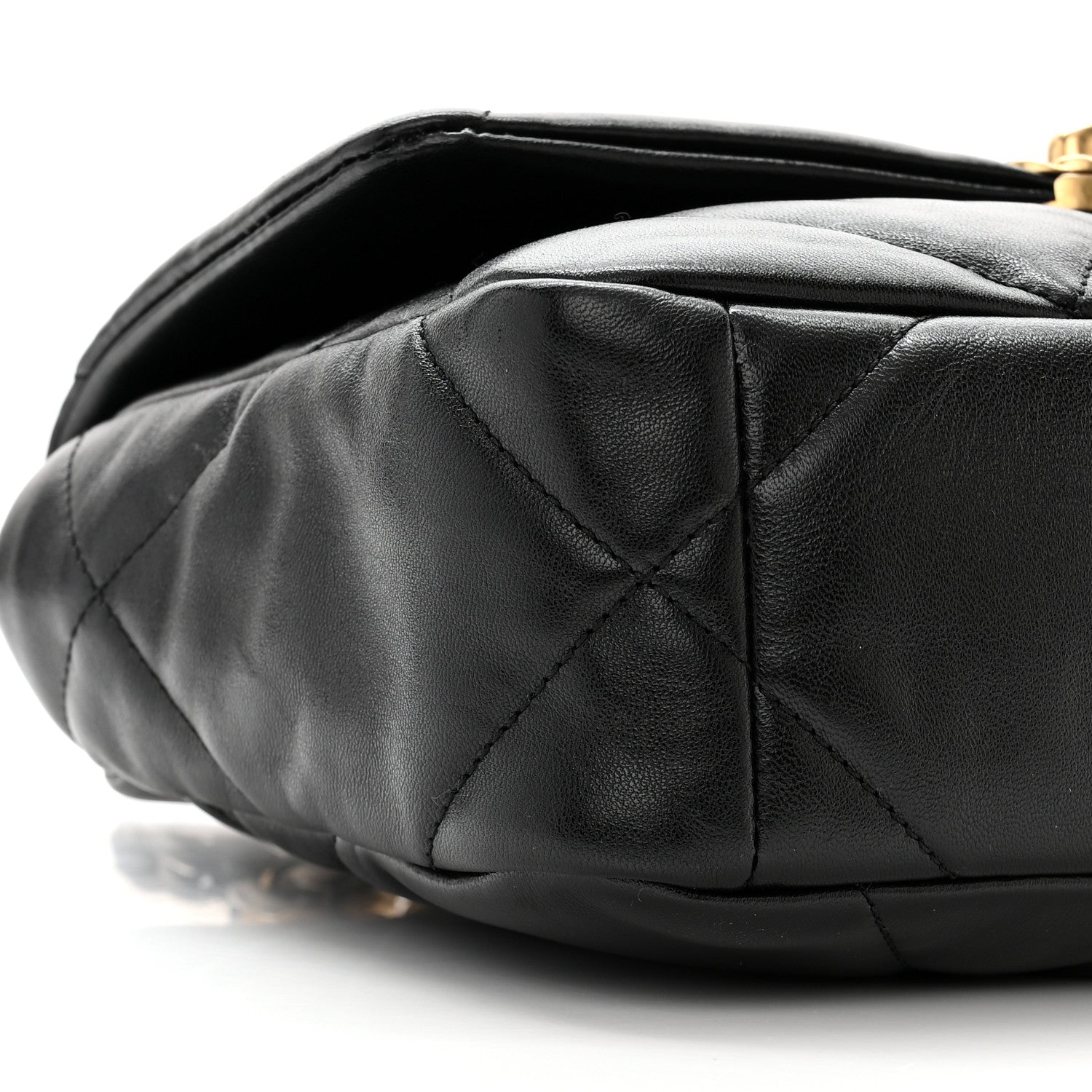 Chanel Lambskin Quilted Medium Chanel 19 Flap Black 9 of 11