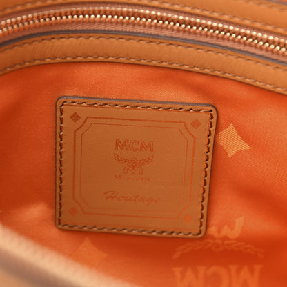 MCM Visetos Mini Pouch Cognac 6 of 8