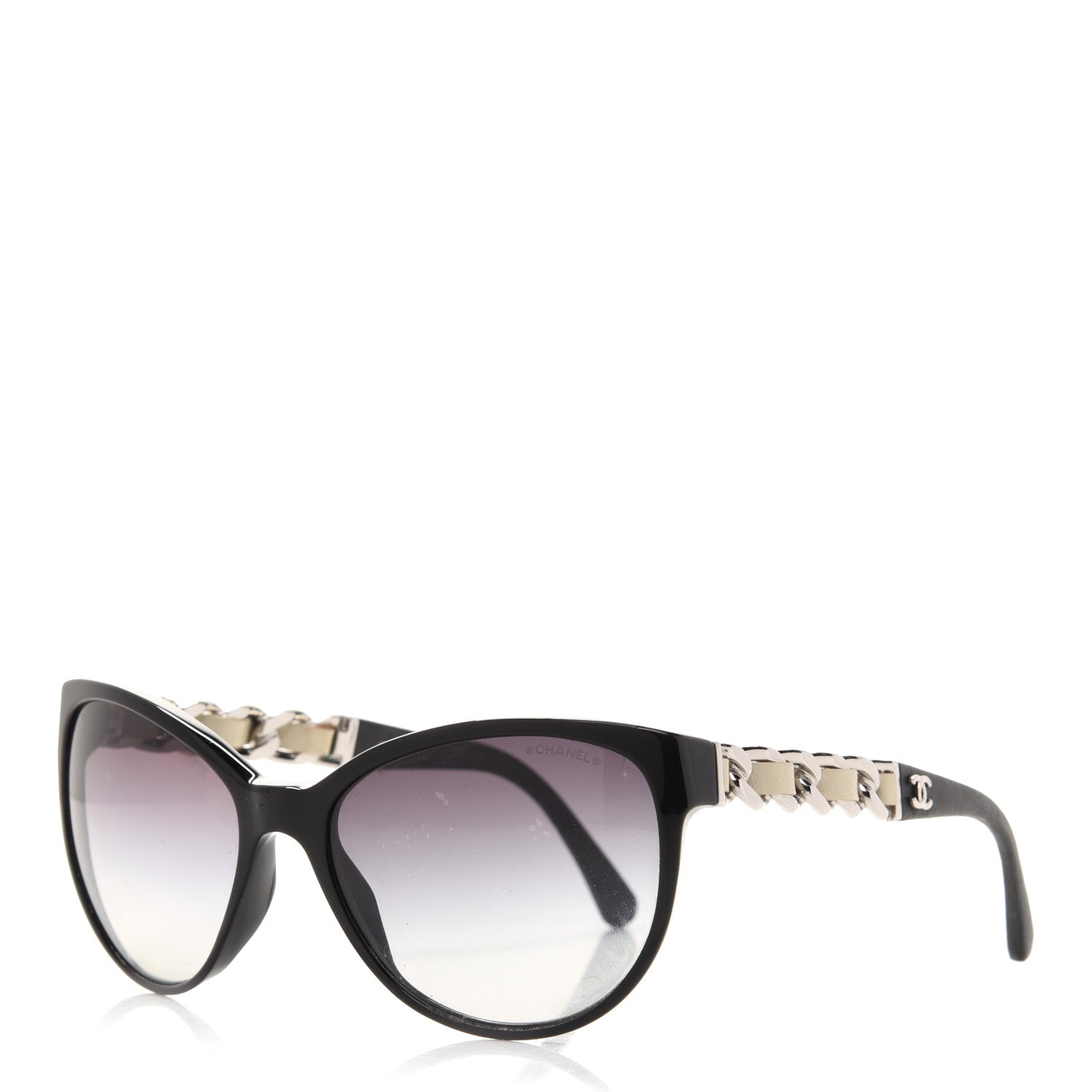 Chanel CC Chain Sunglasses 5215Q Black 1 of 10