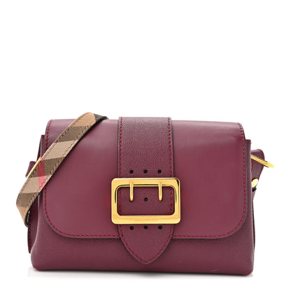Burberry Soft Grain Calfskin Small Medley Crossbody Dark Plum 1 of 13