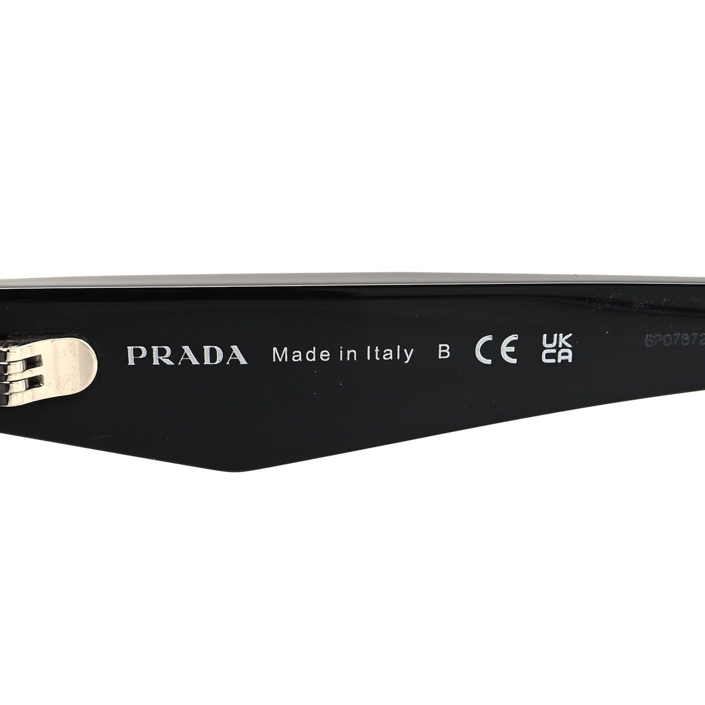 Acetate Oval Sunglasses SPR 26Z Black