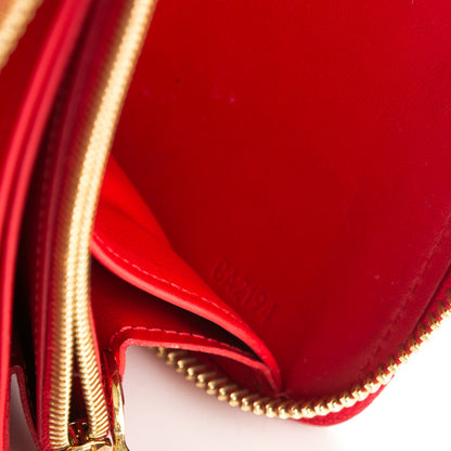 Louis Vuitton Vernis Zippy Wallet Cherry 7 of 7