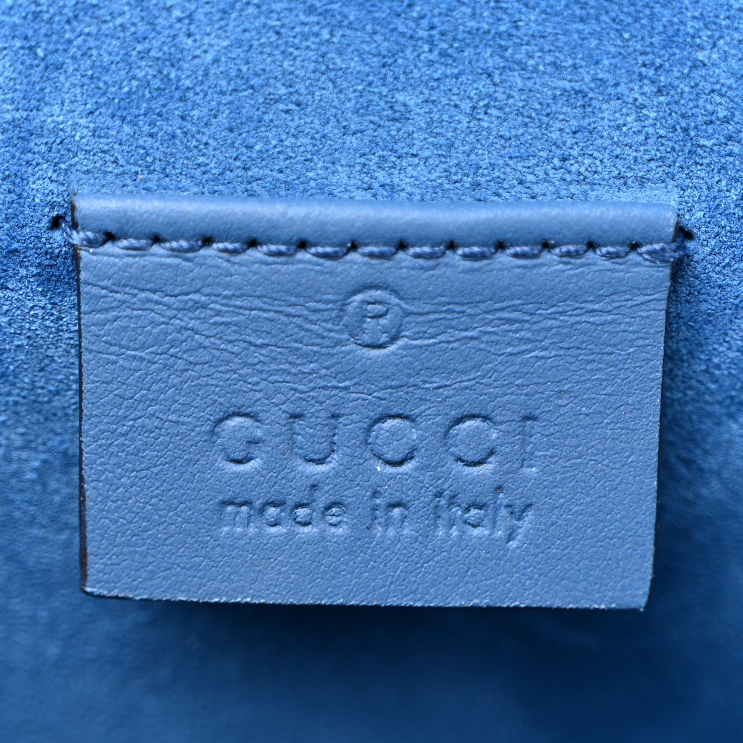 Gucci GG Supreme Monogram Embroidered Medium Dionysus Shoulder Bag Blue 6 of 12